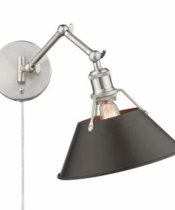 Golden Lighting Transitional Looks Orwell 1 Light Articulating Wall Sconce