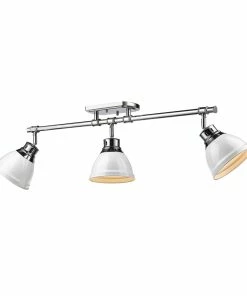 Golden Lighting Duncan Semi-Flush - Track Light - Closeout American Farmhouse