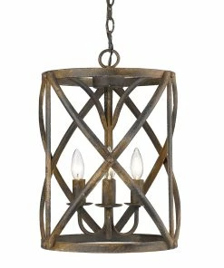 Golden Lighting Alcott 3 Light Pendant