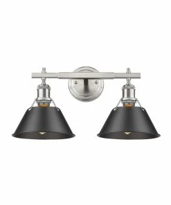 Golden Lighting American Farmhouse Orwell 2 Light Bath Vanity