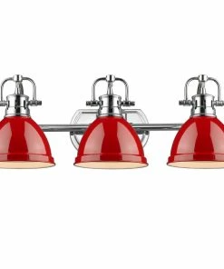 Golden Lighting Duncan 3 Light Bath Vanity - Closeout American Farmhouse