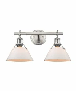 Golden Lighting American Farmhouse Orwell 2 Light Bath Vanity