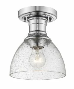 Golden Lighting American Farmhouse Hines Semi-Flush - Closeout