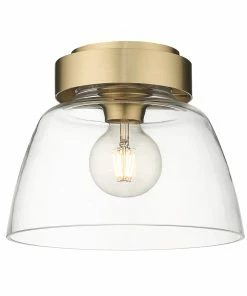 Golden Lighting Remy Flush Mount - 10" American Farmhouse