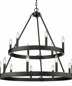 Golden Lighting Alastair 2 Tier - 15 Light Chandelier