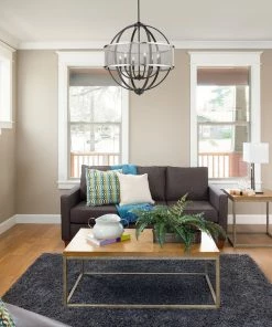 Best Pirce ๐งจ Golden Lighting American Farmhouse Colson 6 Light Chandelier โค๏ธ 38 Golden Lighting American Farmhouse Colson 6 Light Chandelier